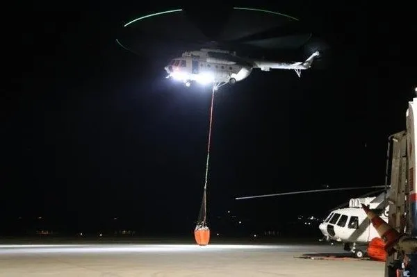 1628391545653.jpeg Yangınlarla mücadele devam ediyor! Helikopterler gece mesaisinde - 1