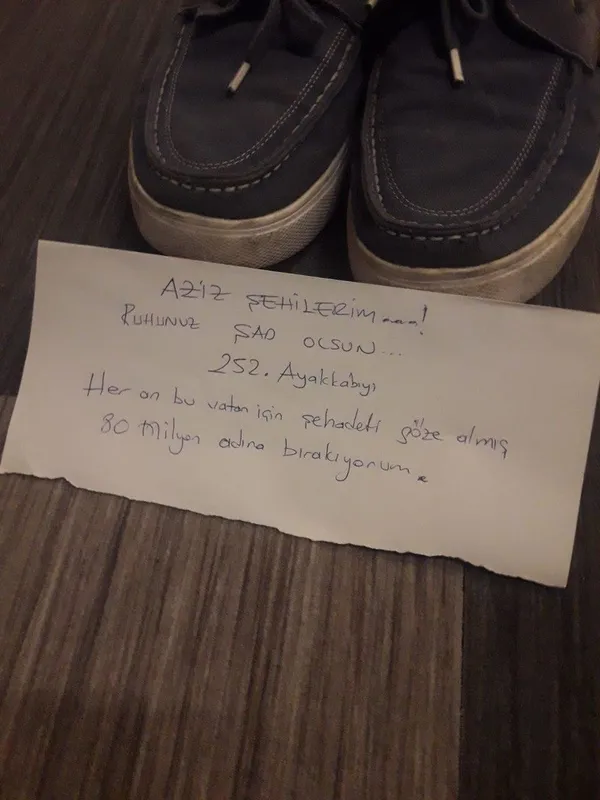 Hafıza 15 Temmuz’un hiç bilinmeyen 252. ayakkabısı