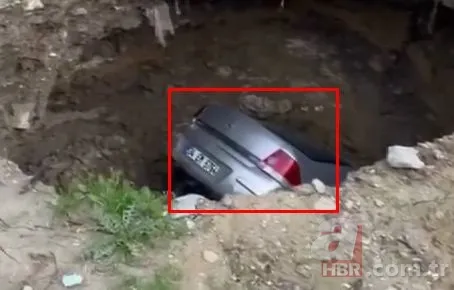 Yer yarıldı araç içine girdi! Sahibinden şoke eden tepki: Üzülmedim kurtulduğuma sevindim 5