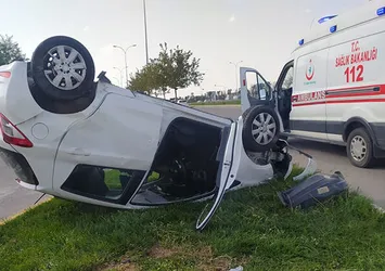 Aksaray’da otomobiller çarpıştı: 2 yaralı