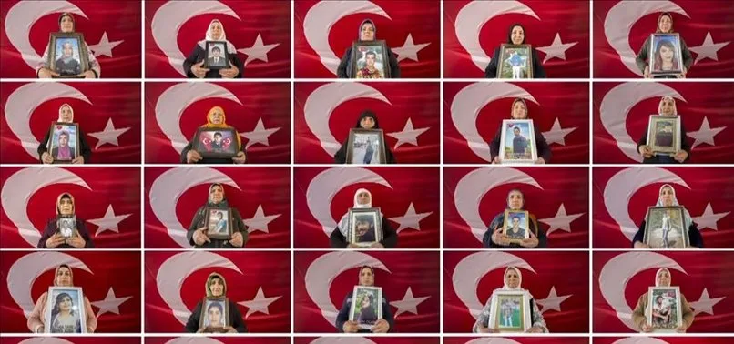 HDP binası önünde PKK'ya karşı isyan sürüyor! Diyarbakır anneleri 300 gündür evlat nöbetinde