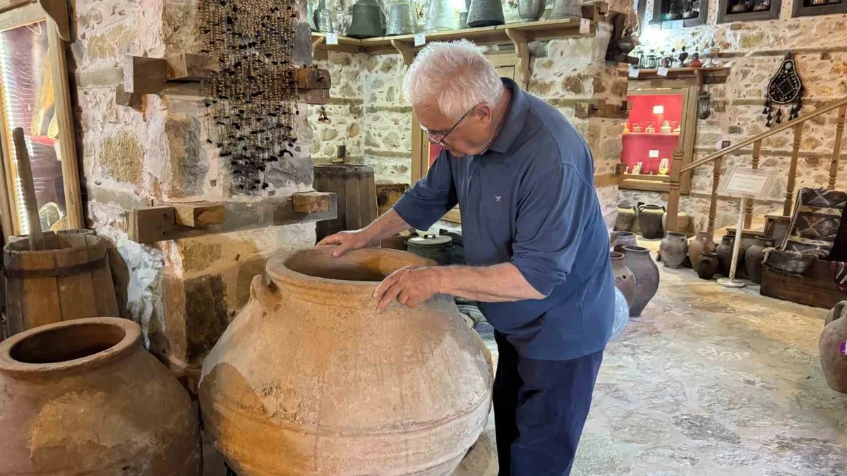 2 bin yıllık küp tarihi Sarıhacılar köyündeki müzede sergileniyor