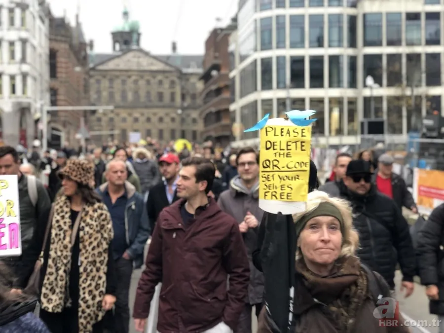 SON DAKİKA | Hollanda yangın yeri! Amsterdam ve Rotterdam'da Kovid-19 kısıtlamaları... 13