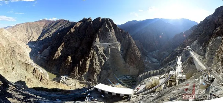 Türkiye’nin en yüksek barajı projesinde sona geliniyor