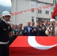 Trabzon Maçkada şehit olan Eren Bülbül, son yolculuğuna uğurlandı