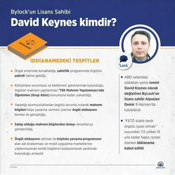 Son dakika: ByLock’un lisans sahibi David Keynes hakim karşısında! Savunması pes dedirtti