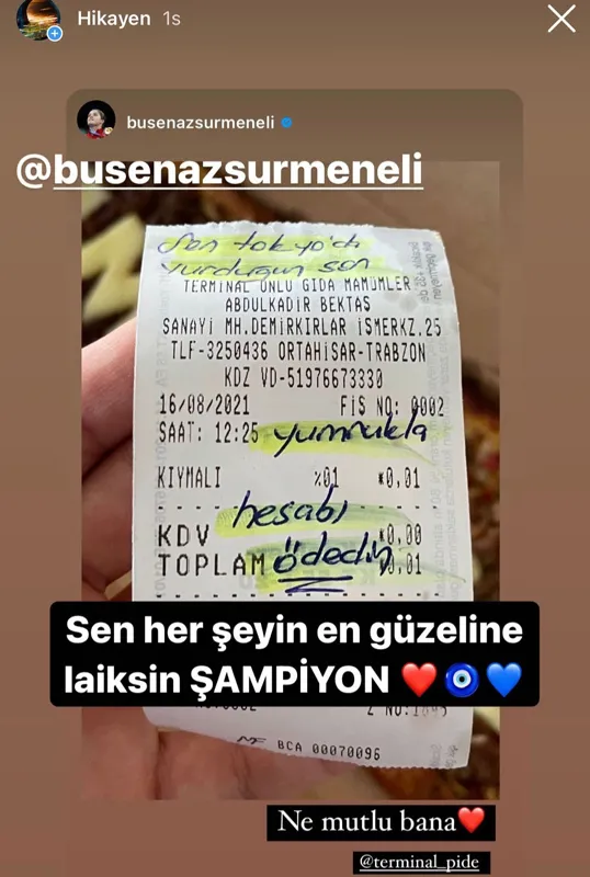 Busenaz Sürmeneli'ye anlamlı jest: Sen Tokyo'da vurduğun son yumrukla hesabı ödedin - 3