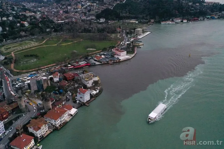 Yağmur sonrası İstanbul Boğazı ve Haliç çamura bulandı! Dere ve lağım suları denize karıştı