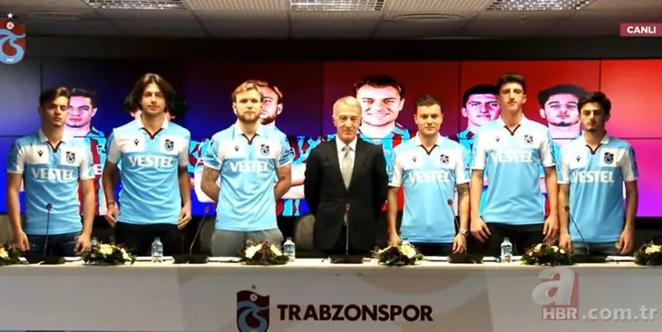 Lider Trabzonspor’dan 6 imza! Yusuf Erdoğan’dan mesaj