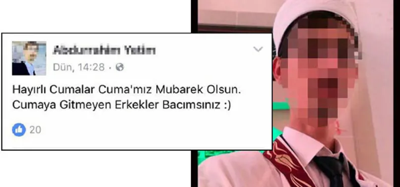 Cuma mesajıyla tepki çeken o imam açığa alındı