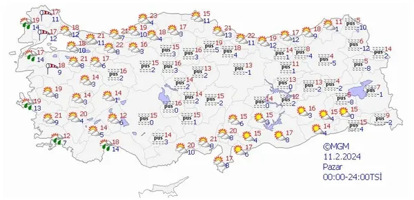 HAVA DURUMU | Meteorolojiden yeni tahmin haritası! İl il uyarı geldi: Kuvvetli yağışlar geri geliyor | 10-14 Şubat 2024 - 12