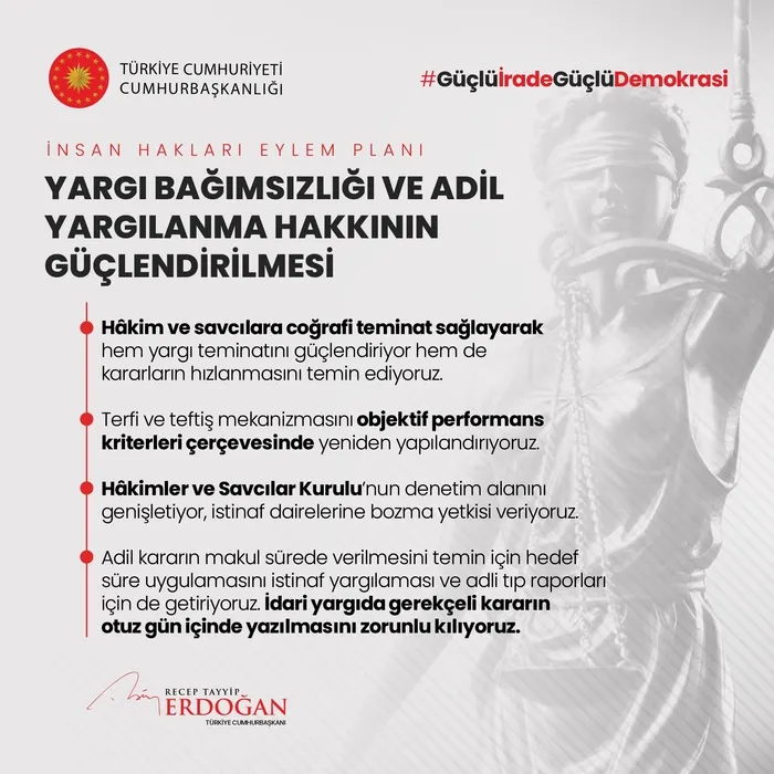 Başkan Erdoğan’dan İnsan Hakları Eylem Planı Tanıtım Toplantısı’nda önemli açıklamalar