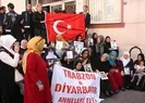 Şehit yakınlarından evlat nöbetine destek