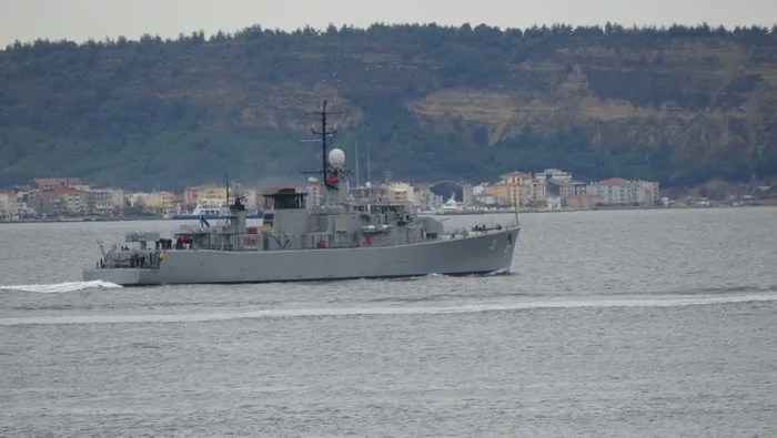 Son dakika: Bulgar savaş gemisi 'Drazki' Çanakkale Boğazı'ndan geçti - 2