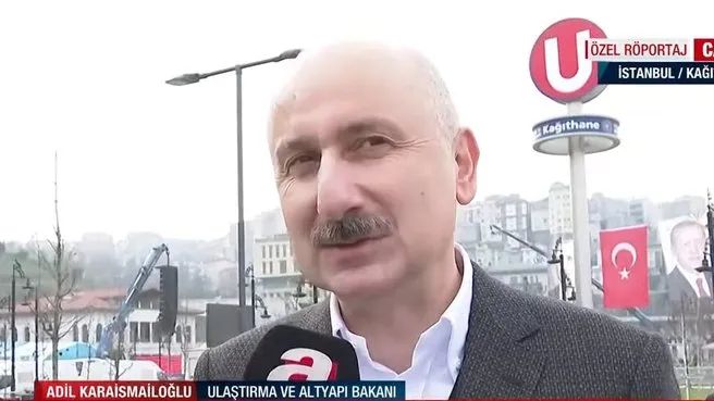 İstanbul Havalimanı Metrosu açılıyor! Ulaştırma ve Altyapı Bakanı Adil Karaismailoğlu A Haber'de