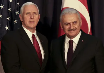 Başbakan Yıldırım Pence ile görüştü