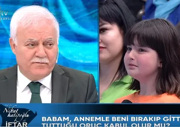 Nihat Hatipoğlu’na yürek yakan soru! Küçük kız “babam bizi bırakıp gitti” dedi sözleri herkesi duygulandırdı