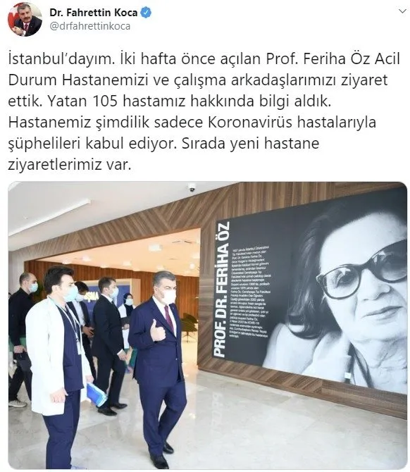 fahrettin koca prof dr feriha