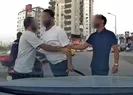 Trafikte testereli dehşet anları kamerada!