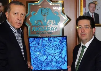 Erdoğan'dan Aksaray Belediyesine ziyaret