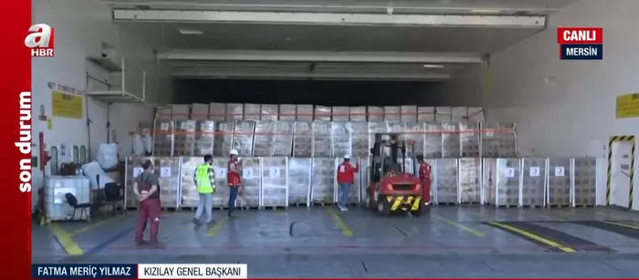 Türkiye'den Gazze'ye yeni yardım sevkiyatı! Yardımlar içeriye girebiliyor mu? Kızılay Genel Başkanı Fatma Meriç Yılmaz A Haber'de anlattı - 6