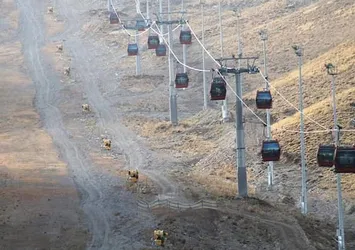 Erciyes'te suni karlama başladı