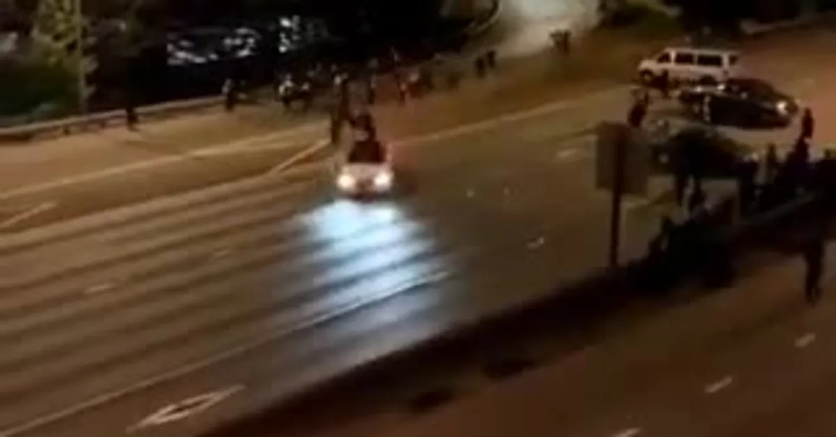 ABD'de dehşet anları! Aracını kalabalığın üzerine böyle sürdü