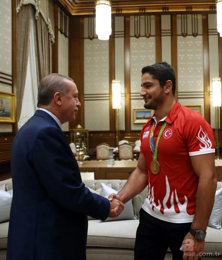 Erdoğan, Rio 2016 Olimpiyat Oyunlarında madalya kazanan Türk sporcuları kabul etti 1
