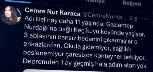Deprem ve sel bölgesinde FOX TV ve Bloomberg HT devleti kötülemek için iş başında! 8 yaşındaki çocuk üzerinden algı operasyonu ellerinde patladı