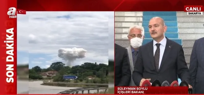Son dakika: İçişleri Bakanı Soylu’dan Sakarya’daki patlama hakkında açıklama