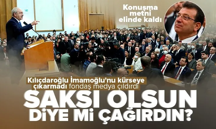 Kemal Kılıçdaroğlu İmamoğlu’nu Ankara’da hizaya çekti! Fondaş medyada büyük kavga: Saksı olsun diye mi çağırdın?
