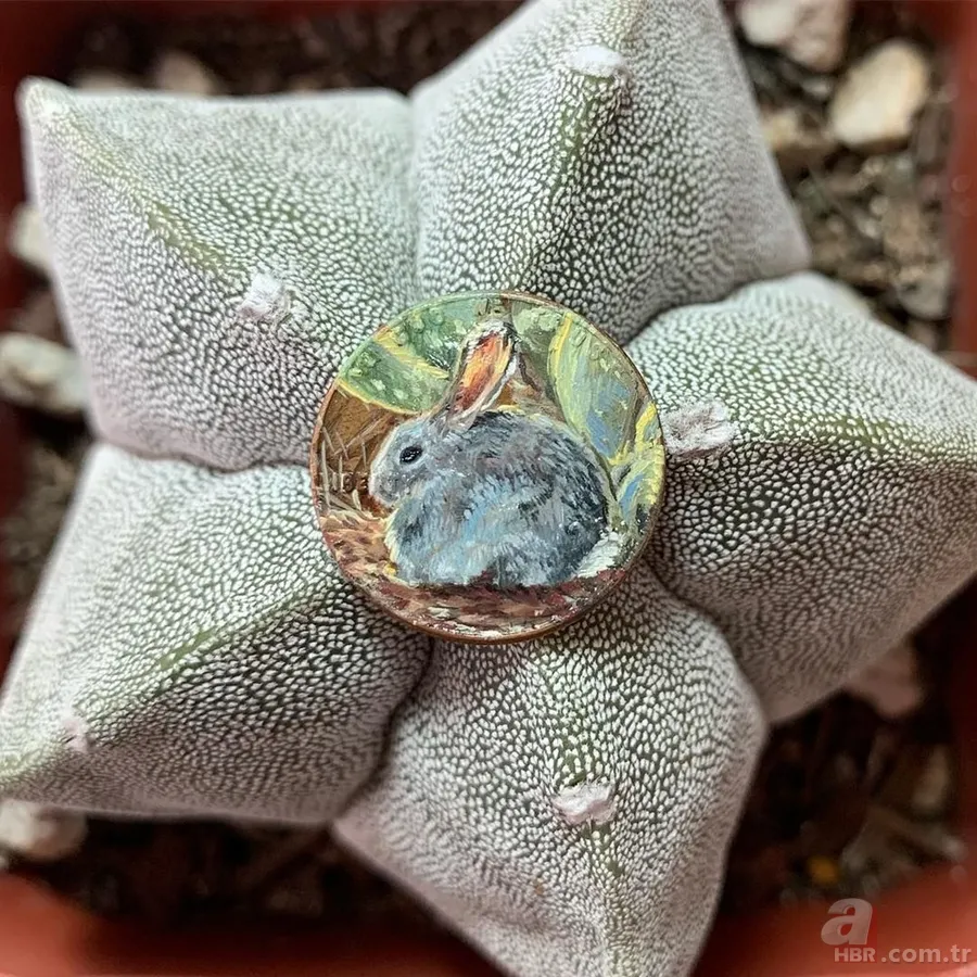 Bozuk para üstünde sanat! Herkes hayran kaldı... 9