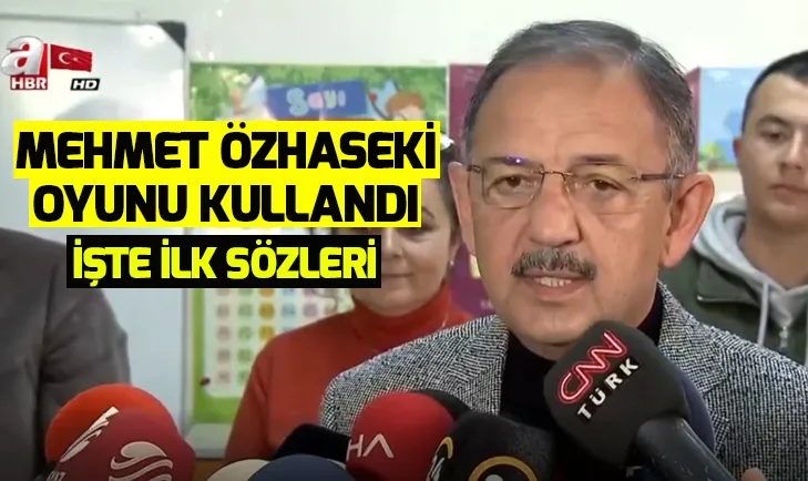 Mehmet Özhaseki oyunu kullandı