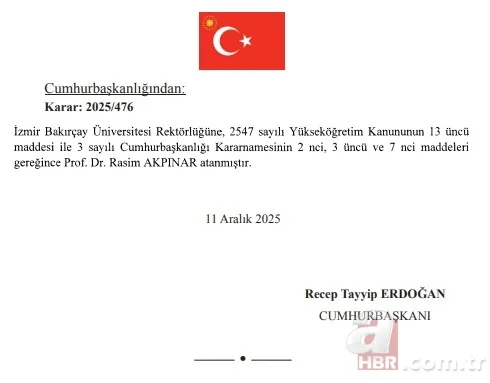 Başkan Erdoğan imzaladı! 9 üniversiteye rektör ataması Resmi Gazete'de 6