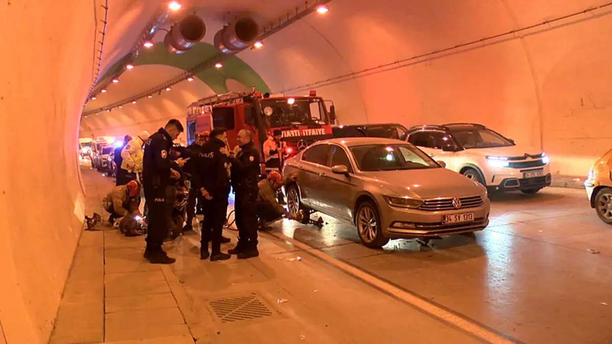 Beyoğlu'nda trafik kazası: 1 kişi yaralandı