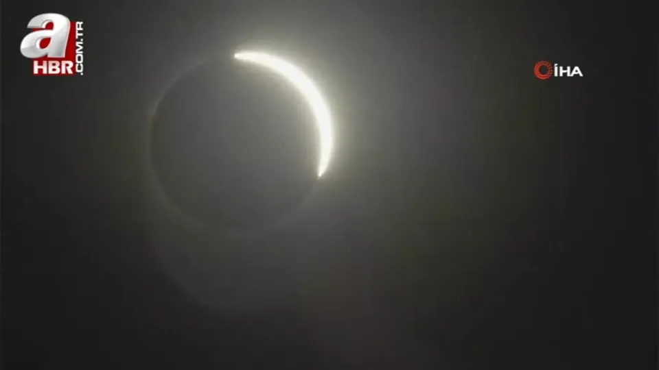 Güneş tutulması gerçekleşti