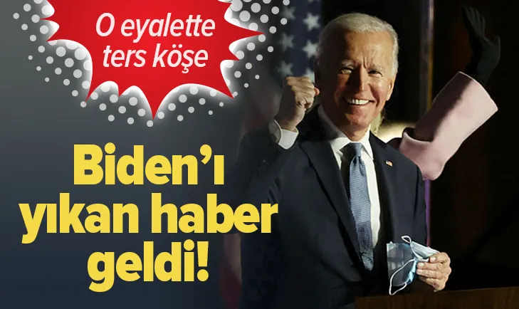 Biden'ı yıkan haber geldi! O eyalette ters köşe...