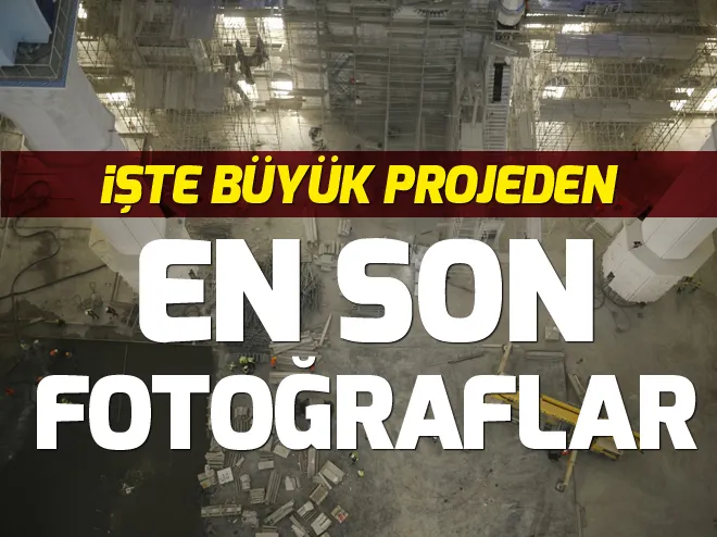 Çamlıca Camiinden en son fotoğraflar