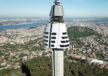Çamlıca Kulesi'nde ilk 6 kat tamamlandı