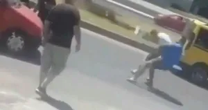 Tartıştığı sürücüyü bel künde ile hastanelik etti