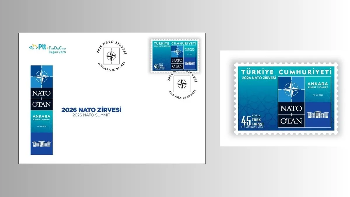 NATO Zirvesi anısına özel pul ve ilk gün zarfı tedavülde! PTT satışa sundu