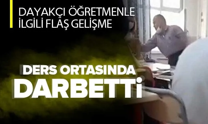 Gaziantep’te skandal olay! Sınıf ortasında öğrencisini tokatladı