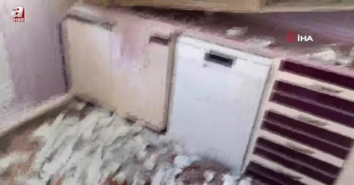 Bir inat uğruna… Mutfak harabeye döndü