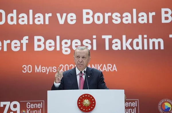Başkan Erdoğan’dan TOBB 79. Genel Kurulu’nda önemli mesajlar: Millet kumar masasını devirdi