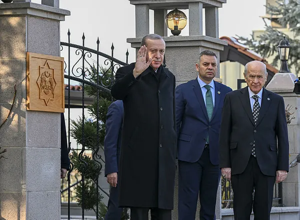 Ankara'da 'Cumhur' zirvesi: Başkan Recep Tayyip Erdoğan MHP Lideri Devlet Bahçeli ile bir araya geldi - 5