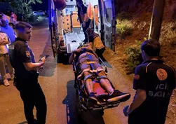 Bursa’da uçuruma yuvarlanan otomobilin sürücüsü yaralandı