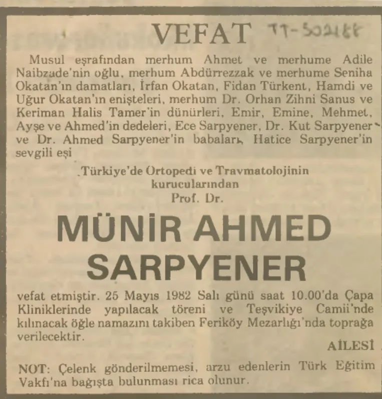 Tera yöneticisi Emir Münir Sarpyener’in aile geçmişi ortaya çıktı! İnönü ve Keriman Halis detayı - 2