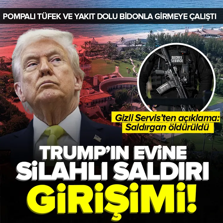 Trump'ın konutuna sızma girişimi!