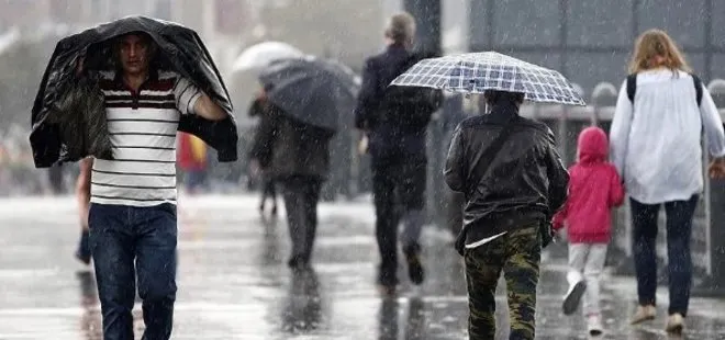 Kuvvetli sağanak yağış çok sayıda ilde etkili olacak! Meteoroloji gün ve saat verdi! İstanbul Ankara İzmir hava durumu