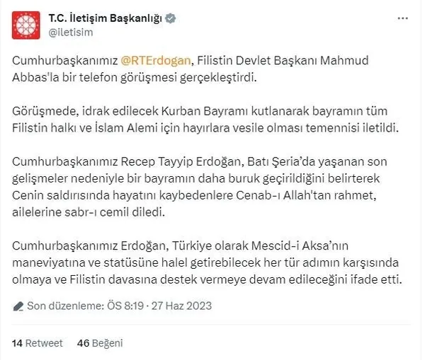 baskan-recep-tayyip-erdogan-sudan-egemenlik-konseyi-baskani-ile-gorustu-1687888196266.jpg Başkan Recep Tayyip Erdoğan'dan bayram diplomasisi! Katar Sudan sonra Filistin... Mescid-i Aksa mesajı - 5